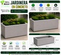 Jardinera en Concreto 90x50x40 cm