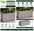 Jardinera en Concreto 90x50x50 cm