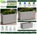 Jardinera en Concreto 90x50x60 cm