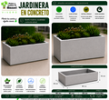Jardinera en Concreto 90x60x50 cm
