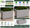 Jardinera en Concreto 90x60x80 cm