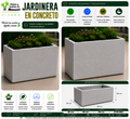 Jardinera en Concreto 90x60x90 cm