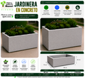 Jardinera en Concreto 90x70x60 cm