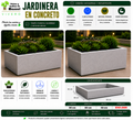 Jardinera en Concreto 90x80x40 cm