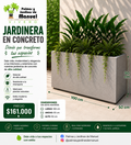 Jardinera en Concreto 100x50x50 cm