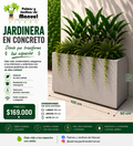 Jardinera en Concreto 100x50x60 cm