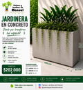 Jardinera en Concreto 100x50x70 cm