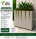 Jardinera en Concreto 100x50x100 cm