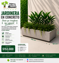 Jardinera en Concreto 100x60x30 cm