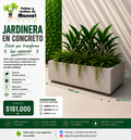 Jardinera en Concreto 100x60x40 cm