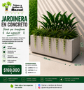 Jardinera en Concreto 100x60x50 cm