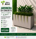 Jardinera en Concreto 100x60x70 cm