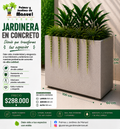Jardinera en Concreto 100x60x100 cm