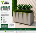 Jardinera en Concreto 100x70x80 cm