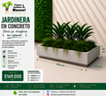 Jardinera en Concreto 100x80x30 cm