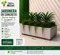 Jardinera en Concreto 100x80x40 cm