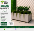 Jardinera en Concreto 100x80x50 cm