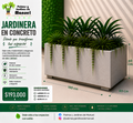 Jardinera en Concreto 100x80x60 cm