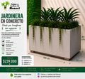 Jardinera en Concreto 100x80x80 cm