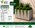 Jardinera en Concreto 100x90x60 cm