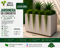 Jardinera en Concreto 100x90x80 cm