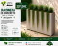 Jardinera en Concreto 110x20x80 cm