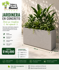 Jardinera en Concreto 100x30x50 cm