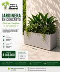 Jardinera en Concreto 100x40x40 cm