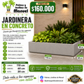 Jardinera en Concreto 110x60x20 cm