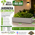 Jardinera en Concreto 110x60x30 cm