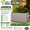 Jardinera en Concreto 110x60x70 cm