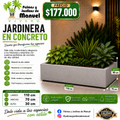 Jardinera en Concreto 110x70x30 cm