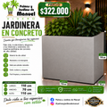 Jardinera en Concreto 110x70x110 cm