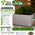 Jardinera en Concreto 110x80x70 cm