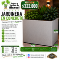 Jardinera en Concreto 110x80x100 cm