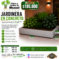 Jardinera en Concreto 110x90x20 cm