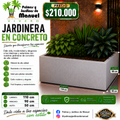 Jardinera en Concreto 110x90x50 cm