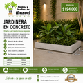 Jardinera en Concreto 110x100x20 cm