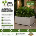 Jardinera en Concreto 110x100x60 cm