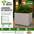 Jardinera en Concreto 110x100x100 cm