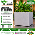 Jardinera en Concreto 110x100x110 cm