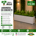 Jardinera en Concreto 120x20x30 cm