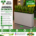 Jardinera en Concreto 120x20x80 cm