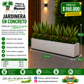 Jardinera en Concreto 120x30x20 cm