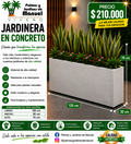 Jardinera en Concreto 120x30x70 cm