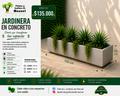 Jardinera en Concreto 110x30x20 cm