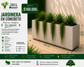 Jardinera en Concreto 110x30x50 cm