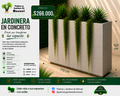 Jardinera en Concreto 110x30x100 cm