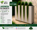 Jardinera en Concreto 110x30x110 cm
