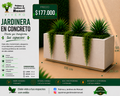Jardinera en Concreto 110x50x50 cm
